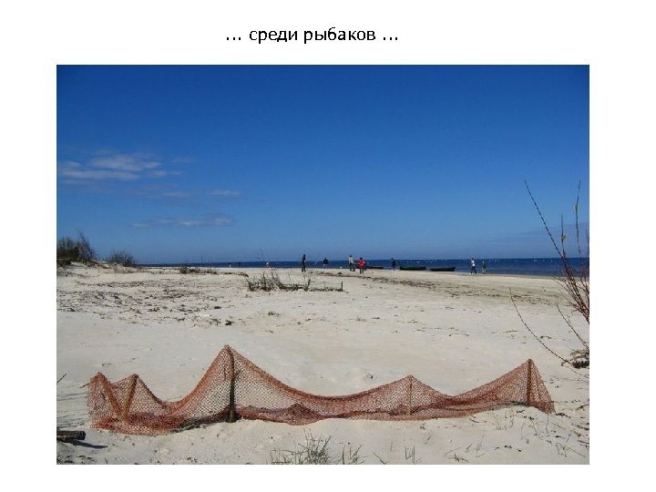 . . . среди рыбаков. . . 
