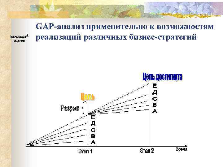 GАР-анализ применительно к возможностям реализаций различных бизнес-стратегий 