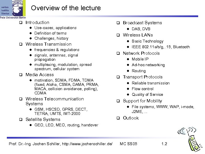 Overview of the lecture q Introduction q l Use-cases, applications l Definition of terms