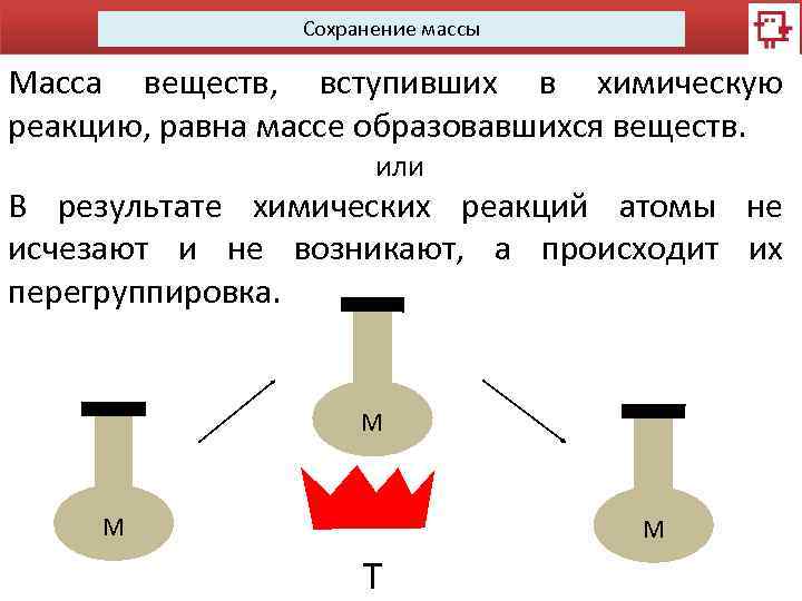 Вещества вступают в химические