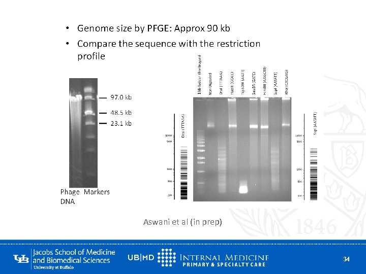 Aswani et al (in prep) 34 