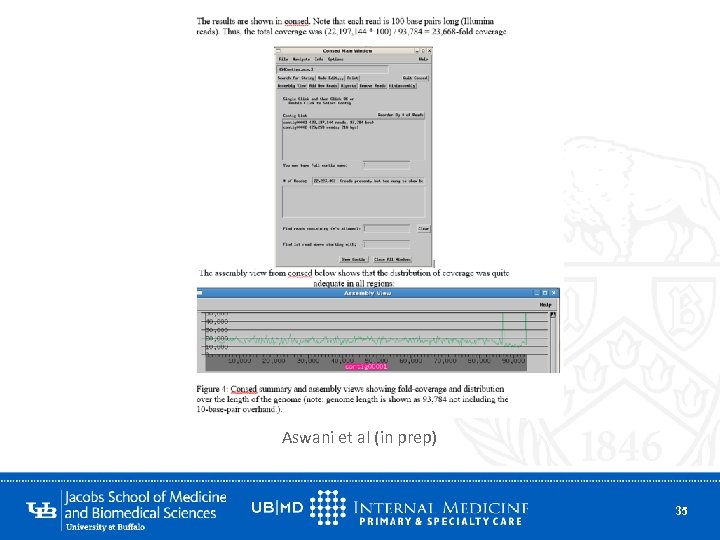 Aswani et al (in prep) 35 