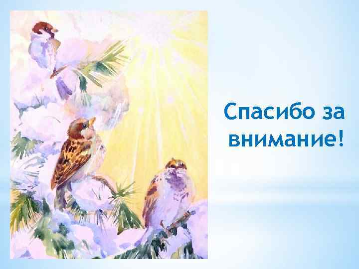 Спасибо за внимание! 