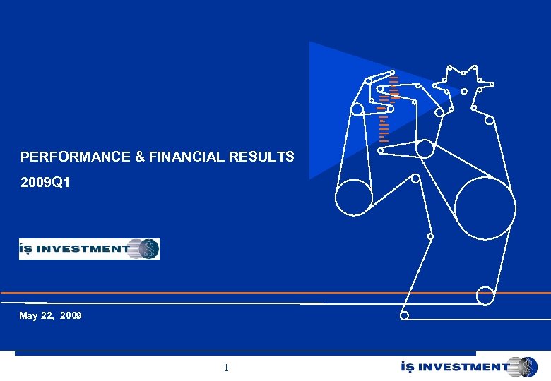 İş Yatırım Menkul Değerler A. Ş. PERFORMANCE & FINANCIAL RESULTS 2009 Q 1 Ocak