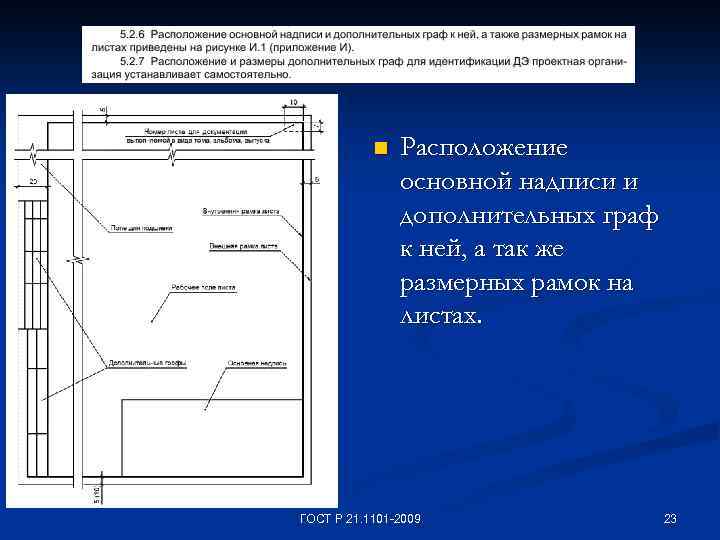 Расположите основные