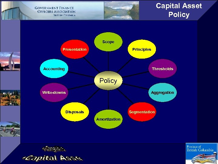 Capital Asset Policy Scope Principles Presentation Thresholds Accounting Policy Aggregation Write-downs Disposals Segmentation Amortization