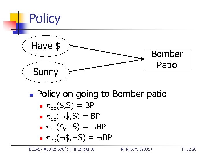 Policy Have $ Sunny n Bomber Patio Policy on going to Bomber patio n