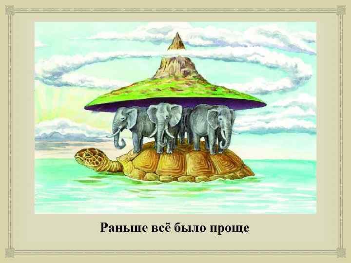  Раньше всё было проще 