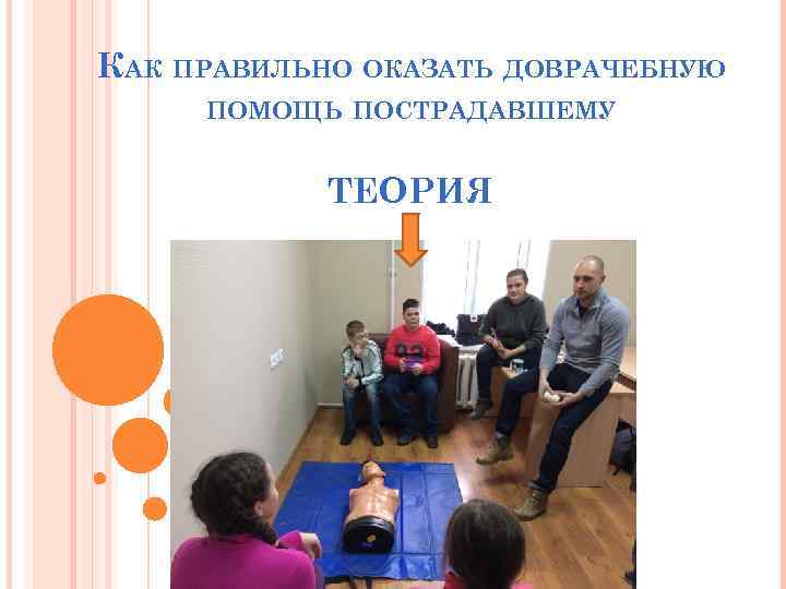 КАК ПРАВИЛЬНО ОКАЗАТЬ ДОВРАЧЕБНУЮ ПОМОЩЬ ПОСТРАДАВШЕМУ ТЕОРИЯ 