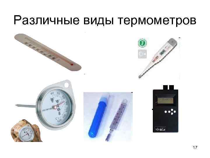 Виды термометров фото