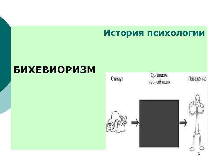 Презентация на тему бихевиоризм