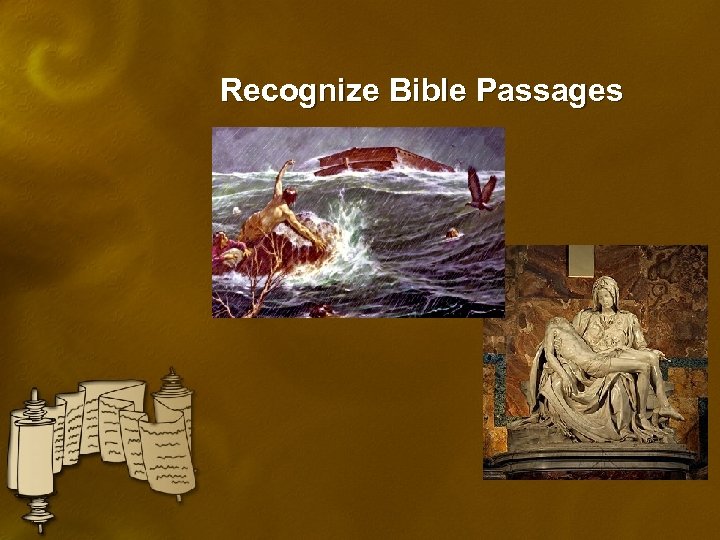 Recognize Bible Passages 