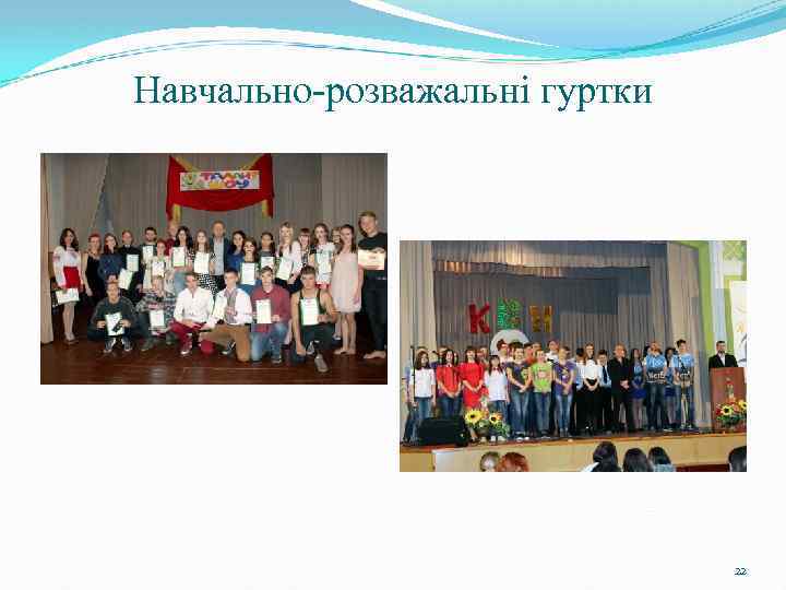 Навчально-розважальні гуртки 22 