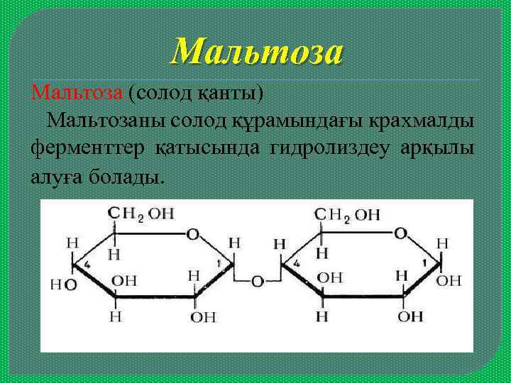 Схема фосфоролиза мальтозы