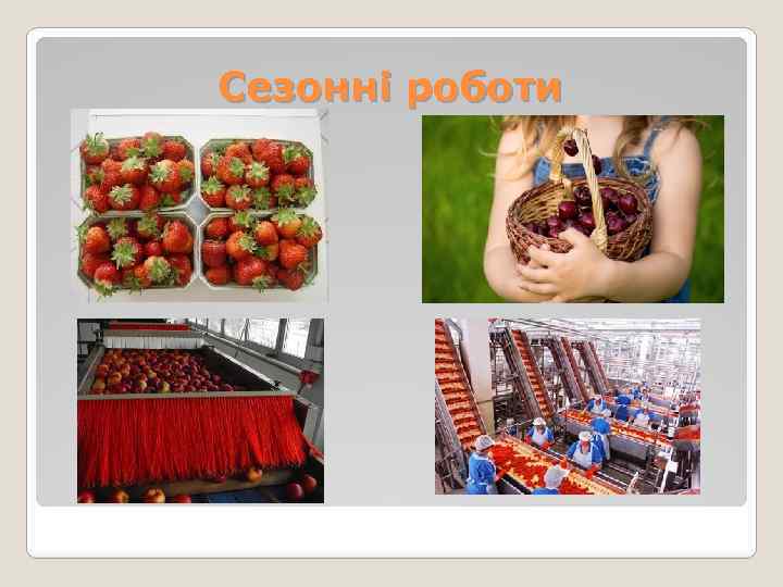 Сезонні роботи 