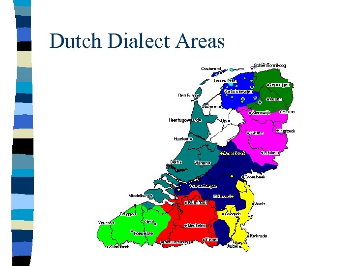 Dutch Dialect Areas 