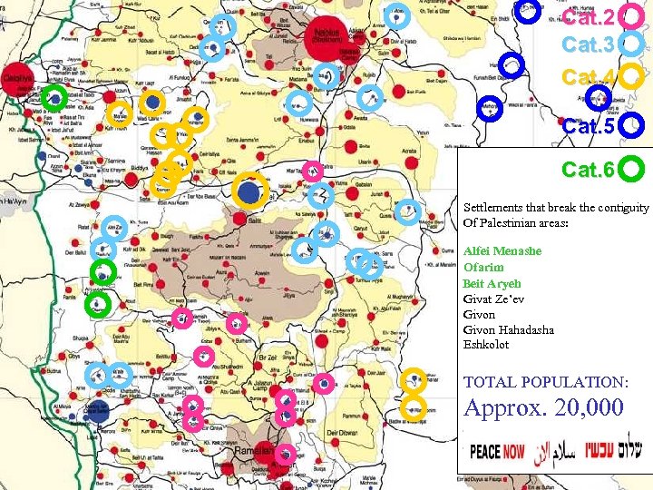 Cat. 2 Cat. 3 Cat. 4 Cat. 5 Cat. 6 Settlements that break the