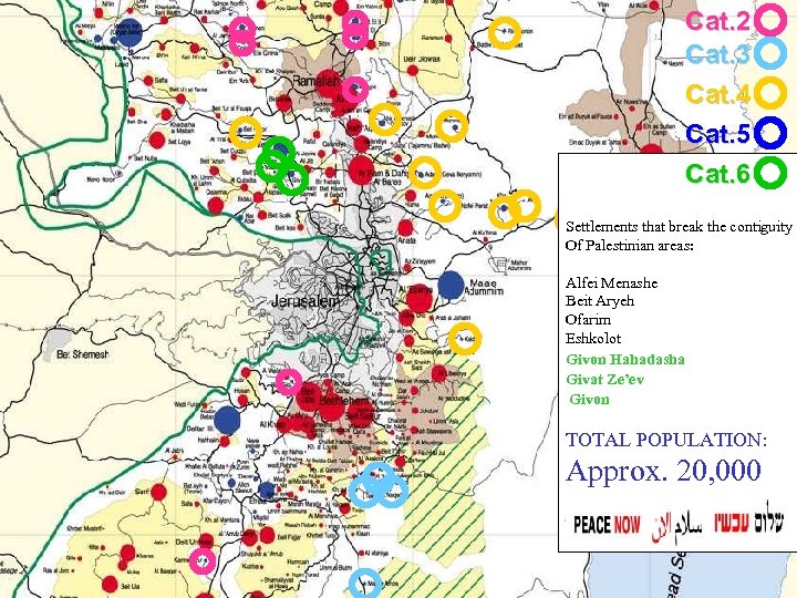 Cat. 2 Cat. 3 Cat. 4 Cat. 5 Cat. 6 Settlements that break the
