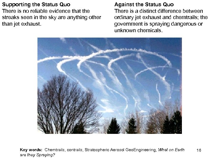 Supporting the Status Quo There is no reliable evidence that the streaks seen in