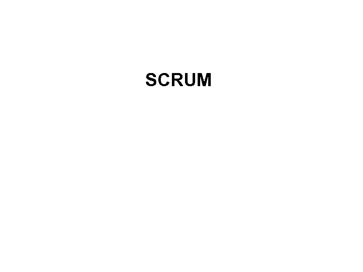 SCRUM 