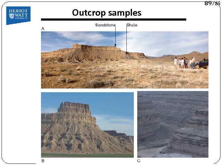 Outcrop samples 89/85 
