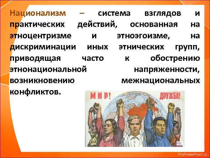 Национализм и национальные государства. Межнациональный конфликт национализм. Этноцентризм и национализм. Типология национализма. Этноцентризм как идеология проявляется через.