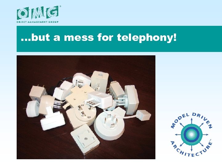 …but a mess for telephony! 