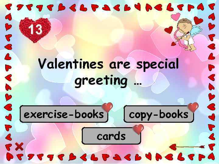 13 Valentines are special greeting … exercise-books cards copy-books 