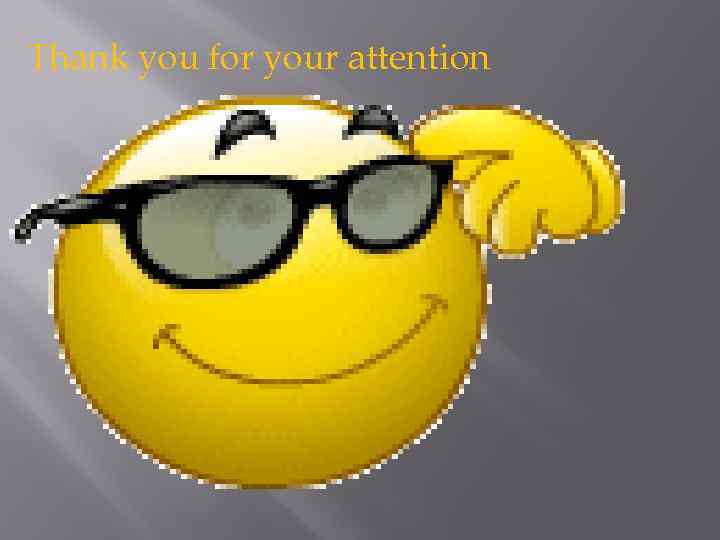 Thank you for your attention 