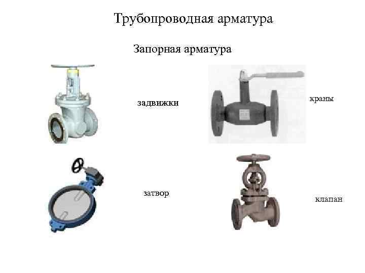 Трубопроводная арматура Запорная арматура задвижки затвор краны клапан 
