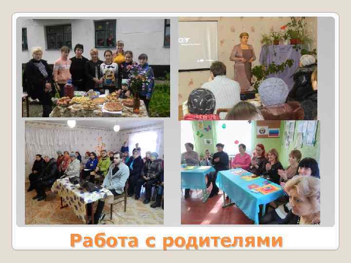 Работа с родителями 