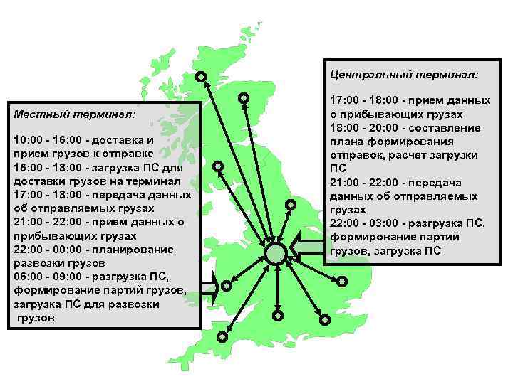 Центральный терминал: Местный терминал: 10: 00 - 16: 00 - доставка и прием грузов