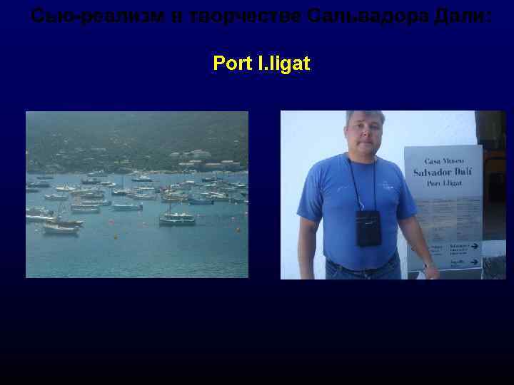 Сью-реализм в творчестве Сальвадора Дали: Port I. ligat 