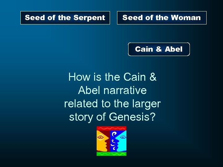 Seed of the Serpent Seed of the Woman Cain & Abel How is the