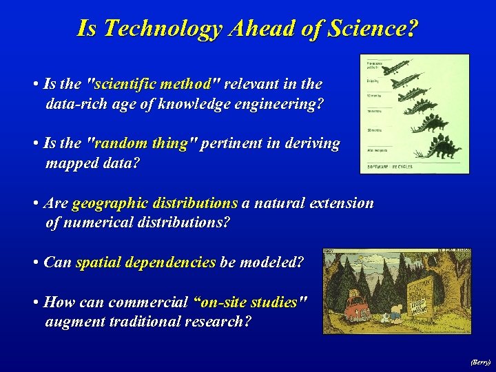 Is Technology Ahead of Science? • Is the 