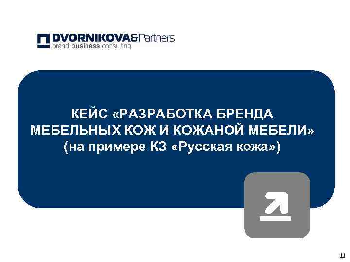 КЕЙС «РАЗРАБОТКА БРЕНДА МЕБЕЛЬНЫХ КОЖ И КОЖАНОЙ МЕБЕЛИ» (на примере КЗ «Русская кожа» )