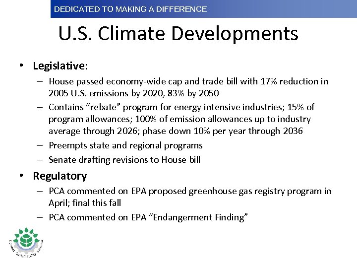 DEDICATED TO MAKINGDifference Dedicated to Making a A DIFFERENCE Dedicatedto Making a Difference U.