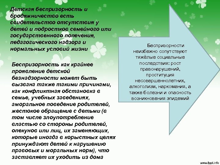 Детская беспризорность и бродяжничество есть свидетельство отсутствия у детей и подростков семейного или государственного