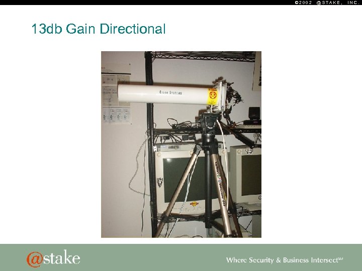 © 2002 13 db Gain Directional @STAKE, INC. 