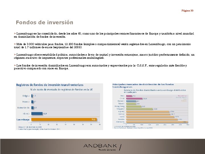 Página 33 Fondos de inversión > Luxemburgo se ha consolidado, desde los años 60,