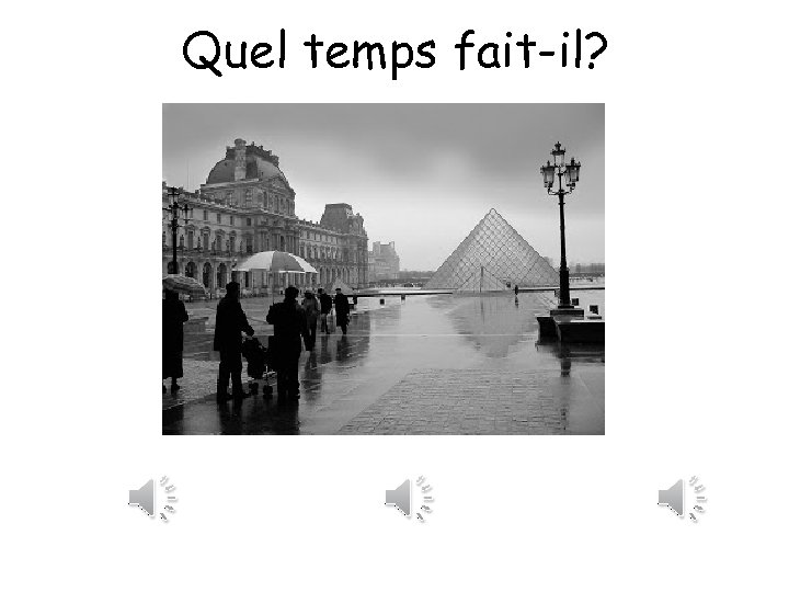 Quel temps fait-il? 