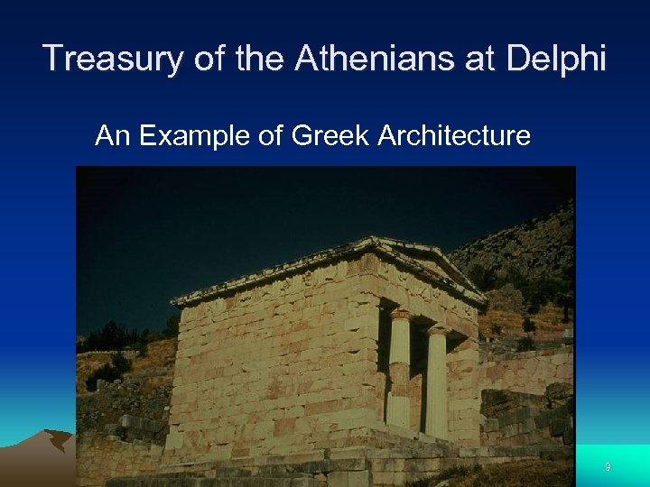 Treasury of the Athenians at Delphi An Example of Greek Architecture 9 