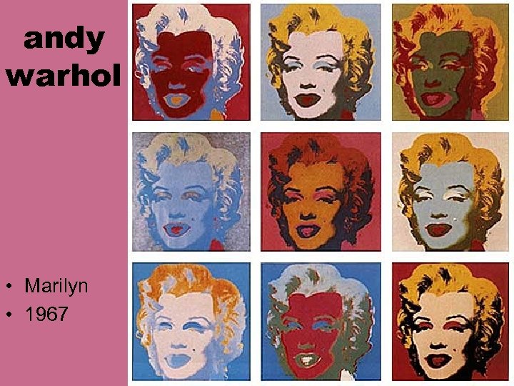 andy warhol • Marilyn • 1967 