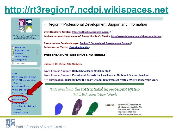 http: //rt 3 region 7. ncdpi. wikispaces. net 