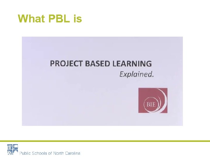 What PBL is 
