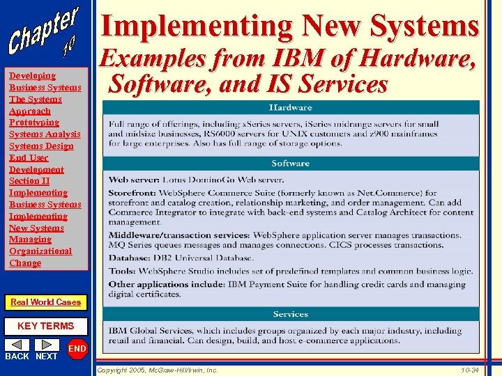 Implementing New Systems Developing Business Systems The Systems Approach Prototyping Systems Analysis Systems Design