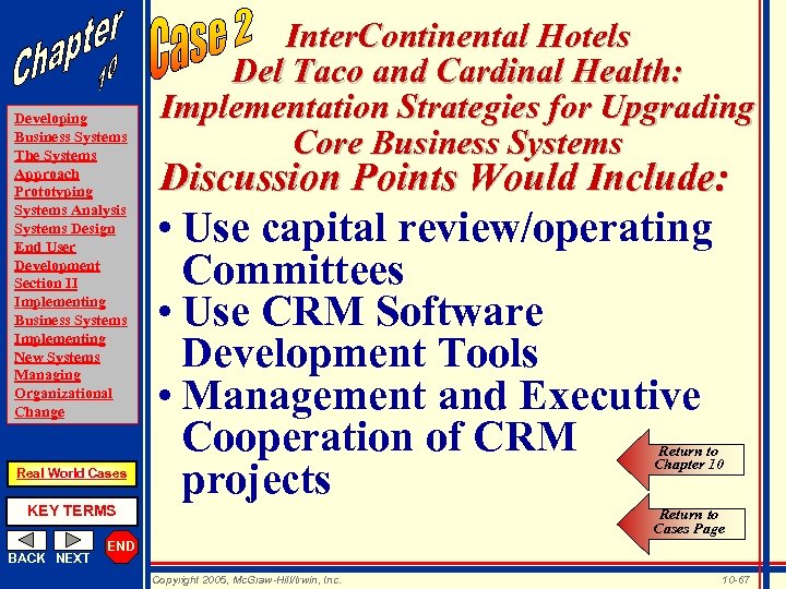 Developing Business Systems The Systems Approach Prototyping Systems Analysis Systems Design End User Development