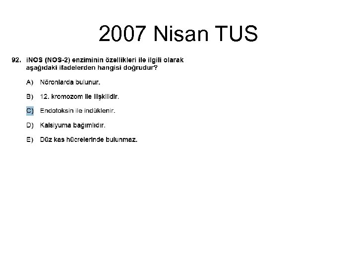 2007 Nisan TUS 