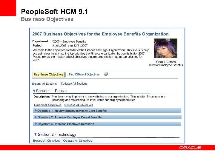 People. Soft HCM 9. 1 Business Objectives 