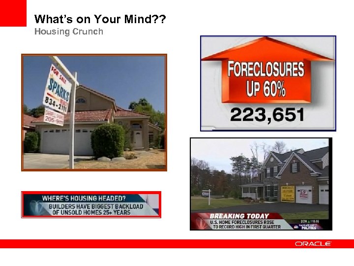 What’s on Your Mind? ? Housing Crunch 